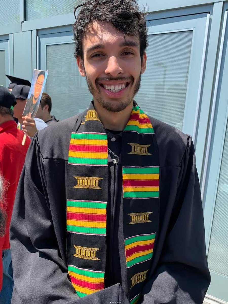 Nelson Koskela at his Cogswell University graduation